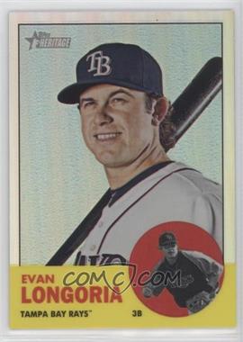 2012 Topps Heritage - Chrome - Refractor #HP28 - Evan Longoria /563