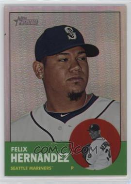 2012 Topps Heritage - Chrome - Refractor #HP54 - Felix Hernandez /563