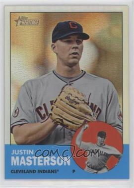 2012 Topps Heritage - Chrome - Refractor #HP58 - Justin Masterson /563