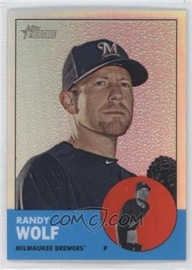 2012 Topps Heritage - Chrome - Refractor #HP72 - Randy Wolf /563
