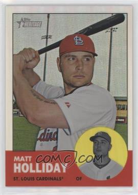 2012 Topps Heritage - Chrome - Refractor #HP81 - Matt Holliday /563