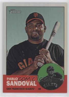 2012 Topps Heritage - Chrome - Refractor #HP82 - Pablo Sandoval /563