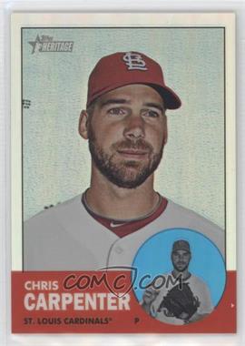 2012 Topps Heritage - Chrome - Refractor #HP87 - Chris Carpenter /563 [EX to NM]