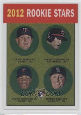 2012 Topps Heritage - Chrome #HP100 - Rookie Stars - Chris Parmelee, Stephen Lombardozzi, Pedro Florimon, Jordan Pacheco /1963