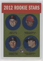 Rookie Stars - Brett Pill, Adron Chambers, Drew Pomeranz, Thomas Field [EX …