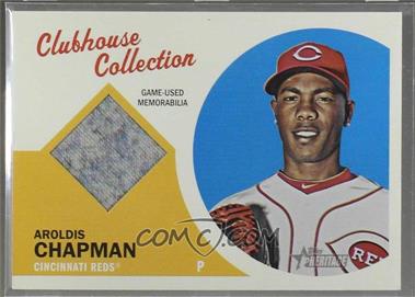 2012 Topps Heritage - Clubhouse Collection Relic #CCR-AC - Aroldis Chapman [Noted]