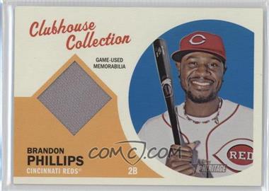 2012 Topps Heritage - Clubhouse Collection Relic #CCR-BPH - Brandon Phillips