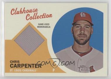 2012 Topps Heritage - Clubhouse Collection Relic #CCR-CC - Chris Carpenter