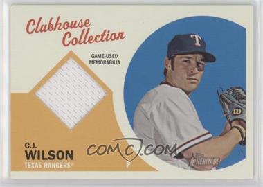 2012 Topps Heritage - Clubhouse Collection Relic #CCR-CJW - C.J. Wilson