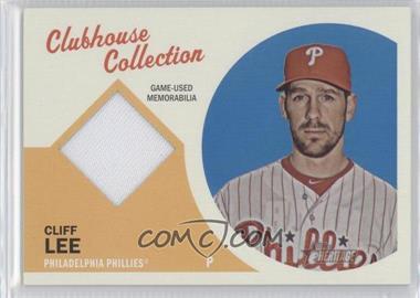 2012 Topps Heritage - Clubhouse Collection Relic #CCR-CL - Cliff Lee