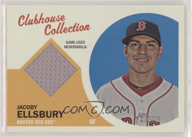 2012 Topps Heritage - Clubhouse Collection Relic #CCR-JE - Jacoby Ellsbury