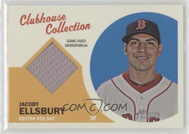 2012 Topps Heritage - Clubhouse Collection Relic #CCR-JE - Jacoby Ellsbury