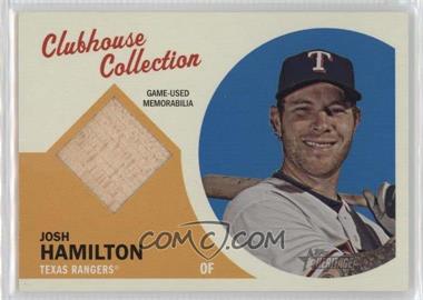 2012 Topps Heritage - Clubhouse Collection Relic #CCR-JH - Josh Hamilton