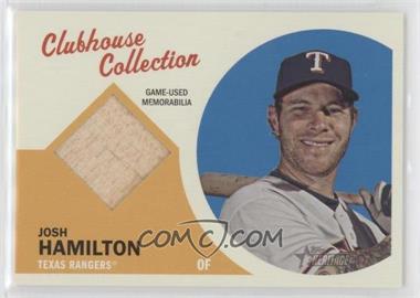 2012 Topps Heritage - Clubhouse Collection Relic #CCR-JH - Josh Hamilton