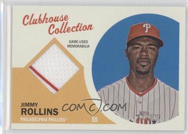 2012 Topps Heritage - Clubhouse Collection Relic #CCR-JRO - Jimmy Rollins