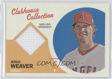 2012 Topps Heritage - Clubhouse Collection Relic #CCR-JW - Jered Weaver