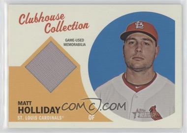 2012 Topps Heritage - Clubhouse Collection Relic #CCR-MH - Matt Holliday