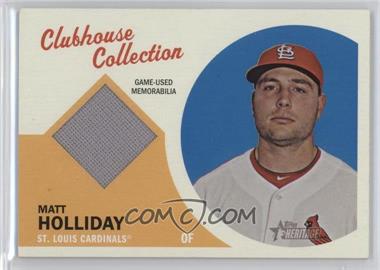 2012 Topps Heritage - Clubhouse Collection Relic #CCR-MH - Matt Holliday