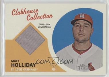 2012 Topps Heritage - Clubhouse Collection Relic #CCR-MH - Matt Holliday