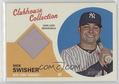 2012 Topps Heritage - Clubhouse Collection Relic #CCR-NS - Nick Swisher