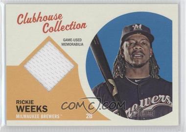 2012 Topps Heritage - Clubhouse Collection Relic #CCR-RW - Rickie Weeks