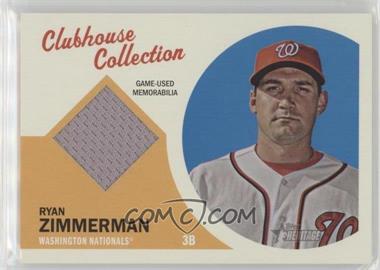2012 Topps Heritage - Clubhouse Collection Relic #CCR-RZ - Ryan Zimmerman