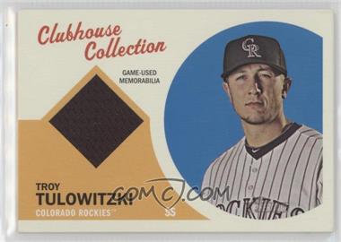 2012 Topps Heritage - Clubhouse Collection Relic #CCR-TT - Troy Tulowitzki