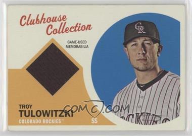 2012 Topps Heritage - Clubhouse Collection Relic #CCR-TT - Troy Tulowitzki