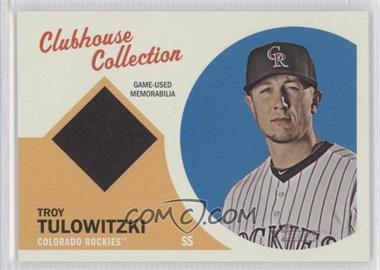 2012 Topps Heritage - Clubhouse Collection Relic #CCR-TT - Troy Tulowitzki