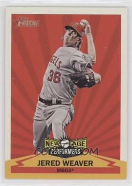 2012 Topps Heritage - New Age Performers #NAP JW - Jered Weaver