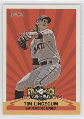 2012 Topps Heritage - New Age Performers #NAP TL - Tim Lincecum