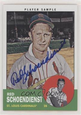 2012 Topps Heritage - Real One Autographs - Player Samples #ROA-RS - Red Schoendienst