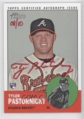 2012 Topps Heritage - Real One Autographs - Special Edition Red Ink #ROA-TP - Tyler Pastornicky /10