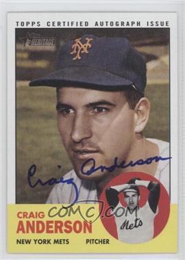 2012 Topps Heritage - Real One Autographs #ROA-CA - Craig Anderson