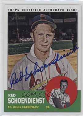 2012 Topps Heritage - Real One Autographs #ROA-RS - Red Schoendienst