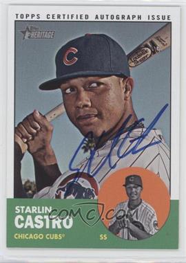 2012 Topps Heritage - Real One Autographs #ROA-SC - Starlin Castro