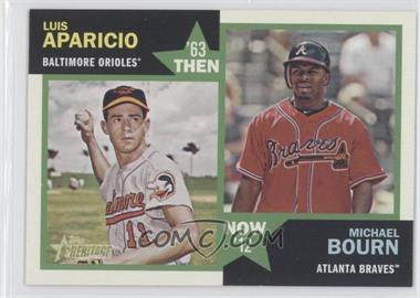 2012 Topps Heritage - Then and Now #TN-AB - Luis Aparicio, Michael Bourn