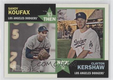 2012 Topps Heritage - Then and Now #TN-KK - Sandy Koufax, Clayton Kershaw