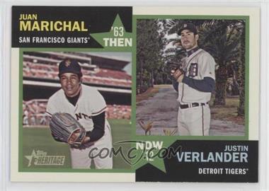 2012 Topps Heritage - Then and Now #TN-MV - Juan Marichal, Justin Verlander