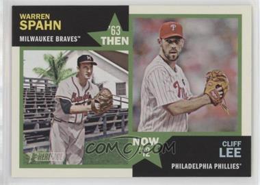 2012 Topps Heritage - Then and Now #TN-SL - Warren Spahn, Cliff Lee