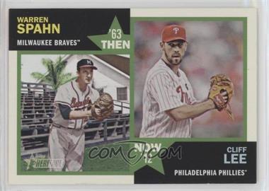 2012 Topps Heritage - Then and Now #TN-SL - Warren Spahn, Cliff Lee