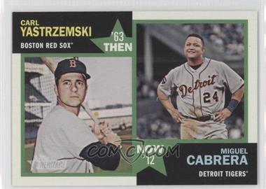 2012 Topps Heritage - Then and Now #TN-YC - Carl Yastrzemski, Miguel Cabrera