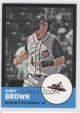 2012 Topps Heritage Minor League Edition - [Base] - Black Border #14 - Gary Brown /96