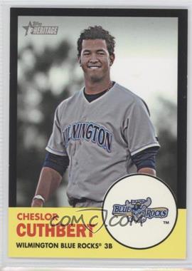 2012 Topps Heritage Minor League Edition - [Base] - Black Border #157 - Cheslor Cuthbert /96