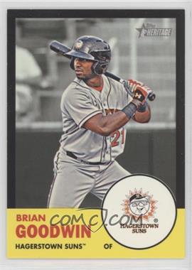 2012 Topps Heritage Minor League Edition - [Base] - Black Border #183 - Brian Goodwin /96