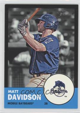 2012 Topps Heritage Minor League Edition - [Base] - Black Border #211 - Matt Davidson /96