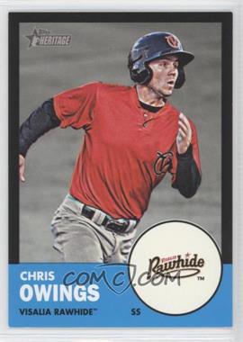2012 Topps Heritage Minor League Edition - [Base] - Black Border #29 - Chris Owings /96