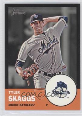 2012 Topps Heritage Minor League Edition - [Base] - Black Border #8 - Tyler Skaggs /96