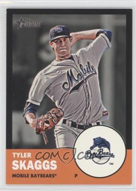 2012 Topps Heritage Minor League Edition - [Base] - Black Border #8 - Tyler Skaggs /96