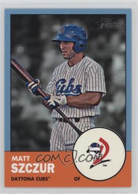 2012 Topps Heritage Minor League Edition - [Base] - Blue #225 - Matt Szczur /1